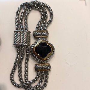 Bracelet and earrings